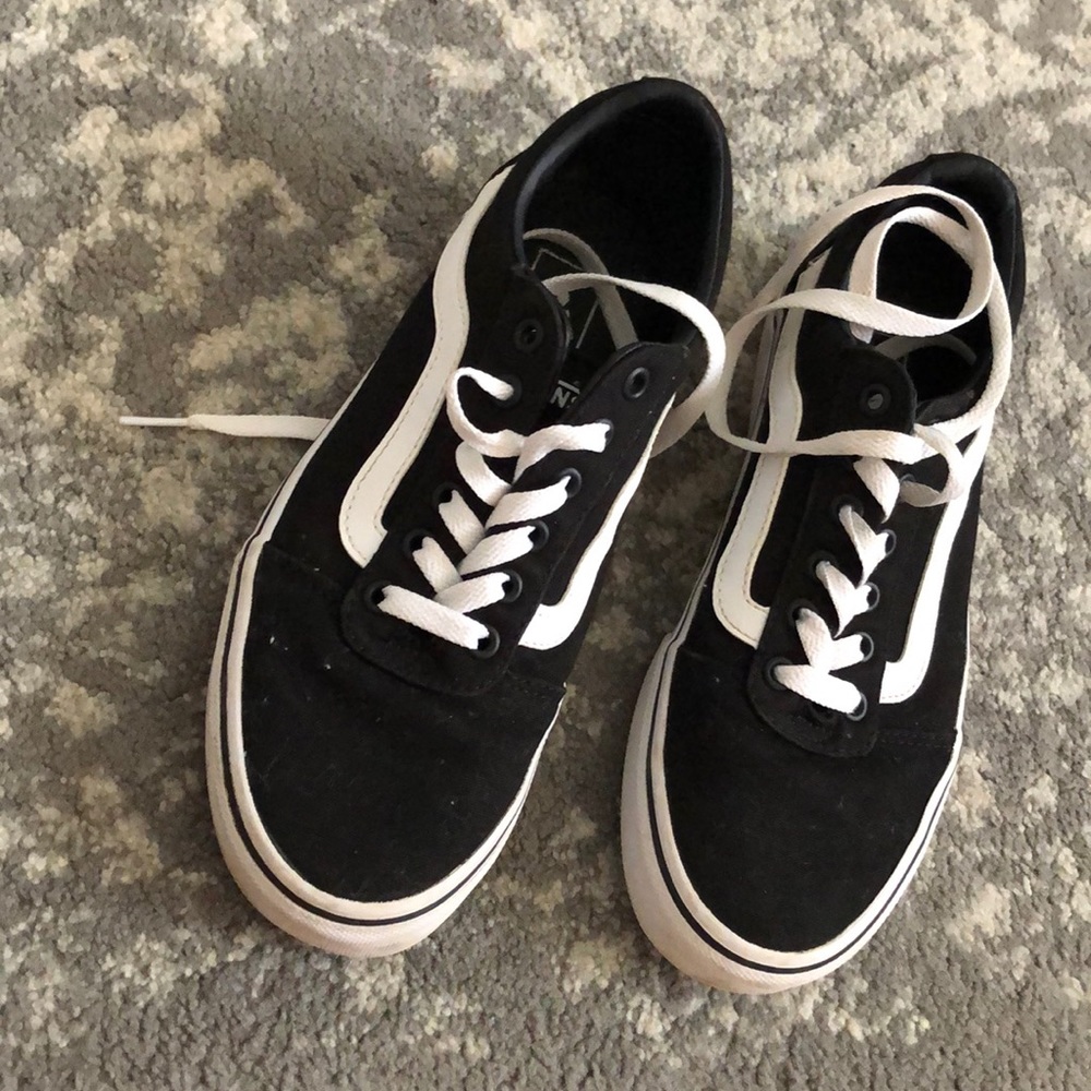 Black “old skool” vans